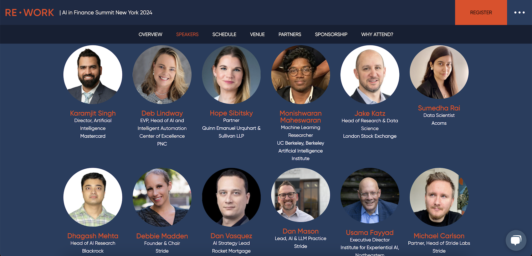 AI IN FINANCE SUMMIT Photo